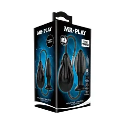 Mr. Play Inflatable Vibrating Anal Plug Clave 50