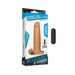 Funda para el Pene Pleasure X-Tender Marron Add 2
