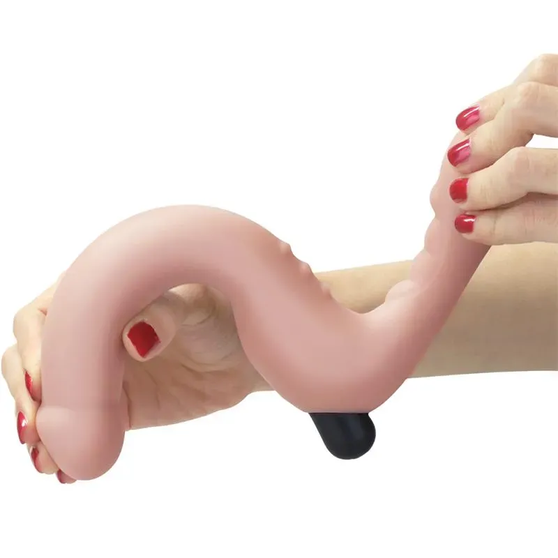 Doble Dildo Strapless Silicona USB – Vibradores