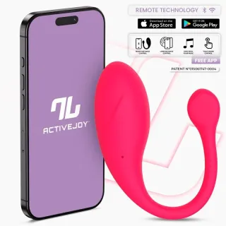 Bulby Huevo Vibrador con APP Rosa Intenso