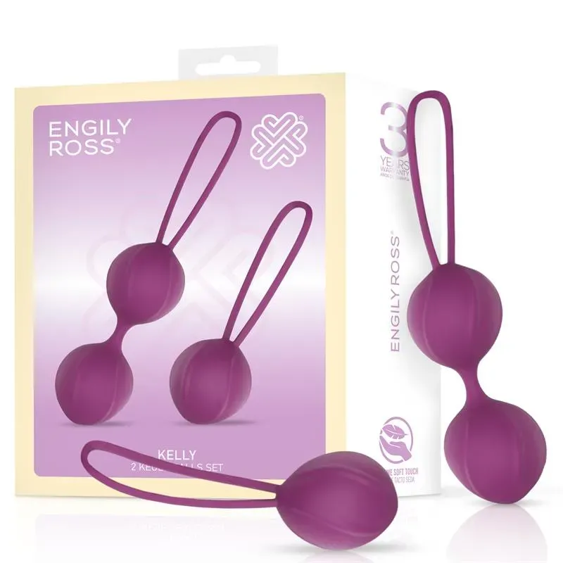 Kelly Bolas Kegel Silicona Púpura – Bolas