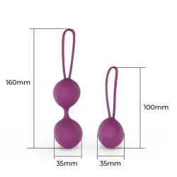 Kelly Bolas Kegel Silicona Púpura