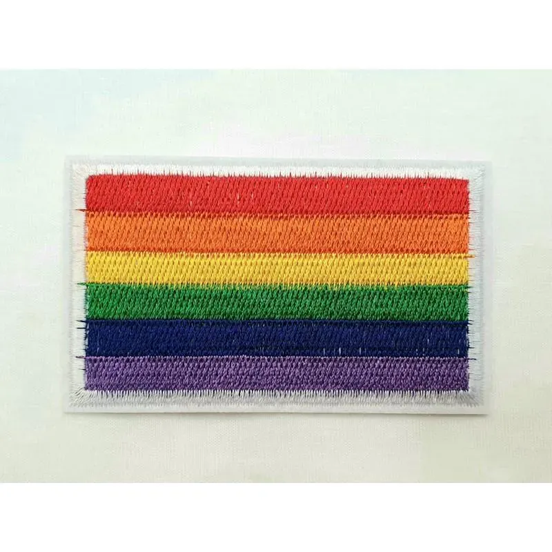 Parche Rectangular Bandera LGBT+ – línea LGBT+