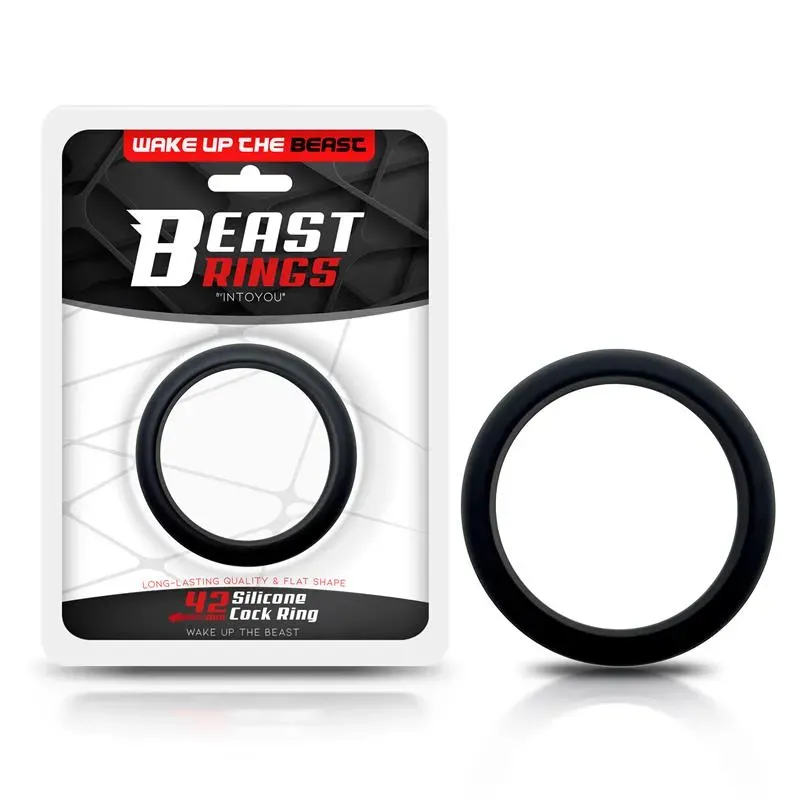 Anillo para el Pene Silicona Sólida 4.2 cm Negro – Anillos Pene