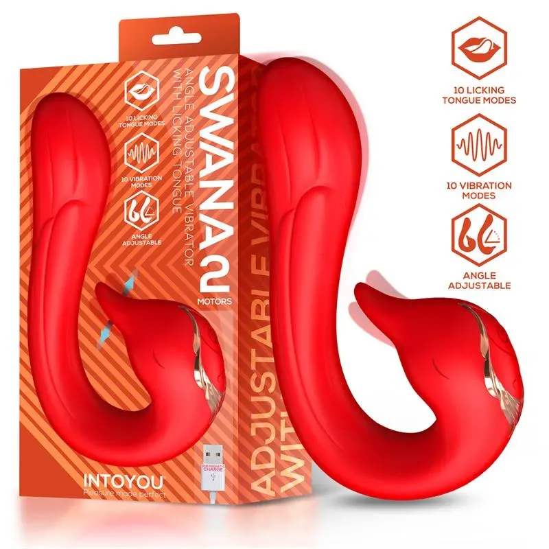 Swana Vibrador con Lengua y Ángulo Ajustable – Vibradores
