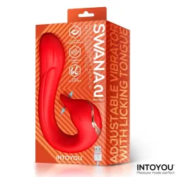 Swana Vibrador con Lengua y Ángulo Ajustable