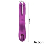 Nico Vibrador con Dildos Alternantes y Bola Percutora 4 Motores