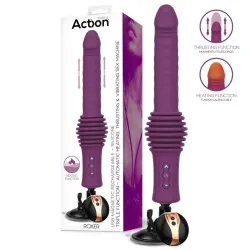 Roxer Sex Machine con Vibración, Thrusting, Efecto Calor y Control Remoto