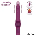 Roxer Sex Machine con Vibración, Thrusting, Efecto Calor y Control Remoto