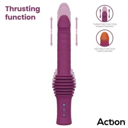 Roxer Sex Machine con Vibración, Thrusting, Efecto Calor y Control Remoto