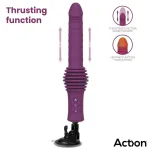 Roxer Sex Machine con Vibración, Thrusting, Efecto Calor y Control Remoto