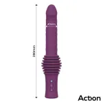 Roxer Sex Machine con Vibración, Thrusting, Efecto Calor y Control Remoto