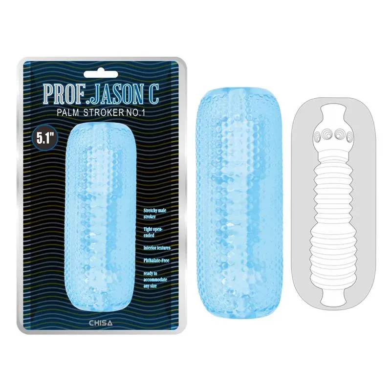 Masturbador Masculino Palm Stroker No. 1 - 4.9 Azul – Masturbadores Ella