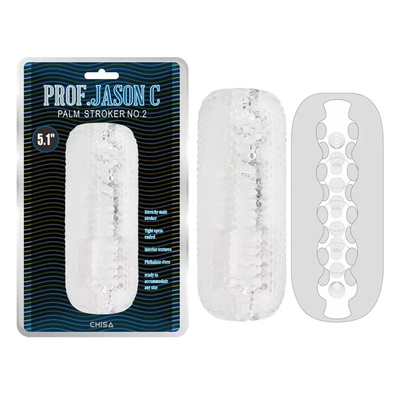 Masturbador Masculino Palm Stroker No. 2 Transparente – Masturbadores Ella