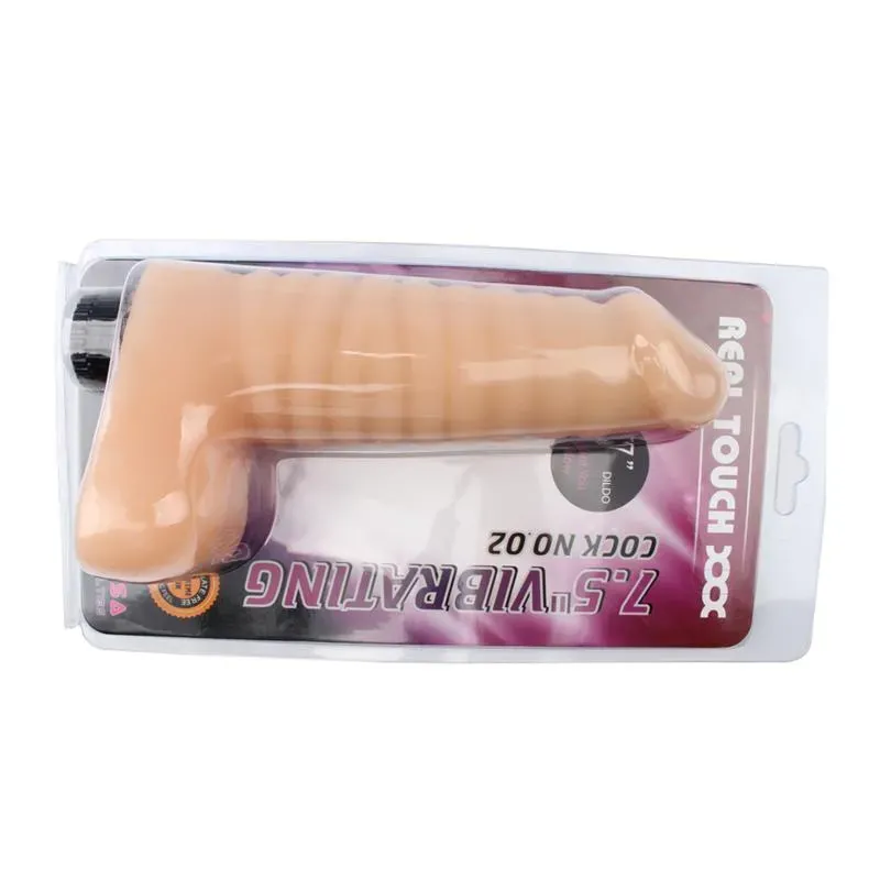 Vibrador No.02 T-Skin 7.5 Natural – Vibradores