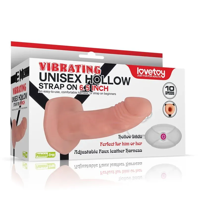 Arnés Unisex Pene Hueco con Vibración – Arneses