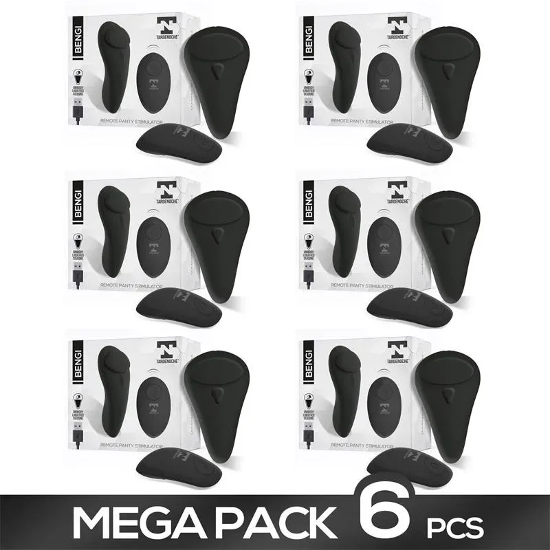 Pack de 6 Bengi Estimulador de Braguita con Control Remoto – Packs