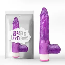 Vibrador Multi Velocidad Realista Púrpura 20cm