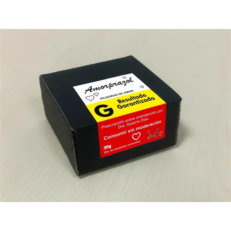 Caja Caramelos Amorprazol 20 und 30gr Cereza – Juegos Comestibles