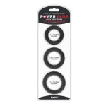 Pack de 3 Anillos para el Pene Power Plus Negro