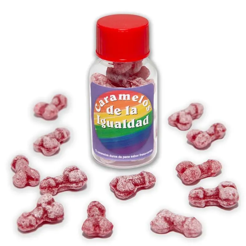 Bote Caramelos Pene Igualdad 12 und – Juegos Comestibles
