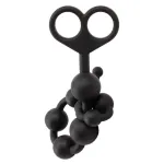 Cadena Anal 30.8 x 2.4 cm Silicona Negro