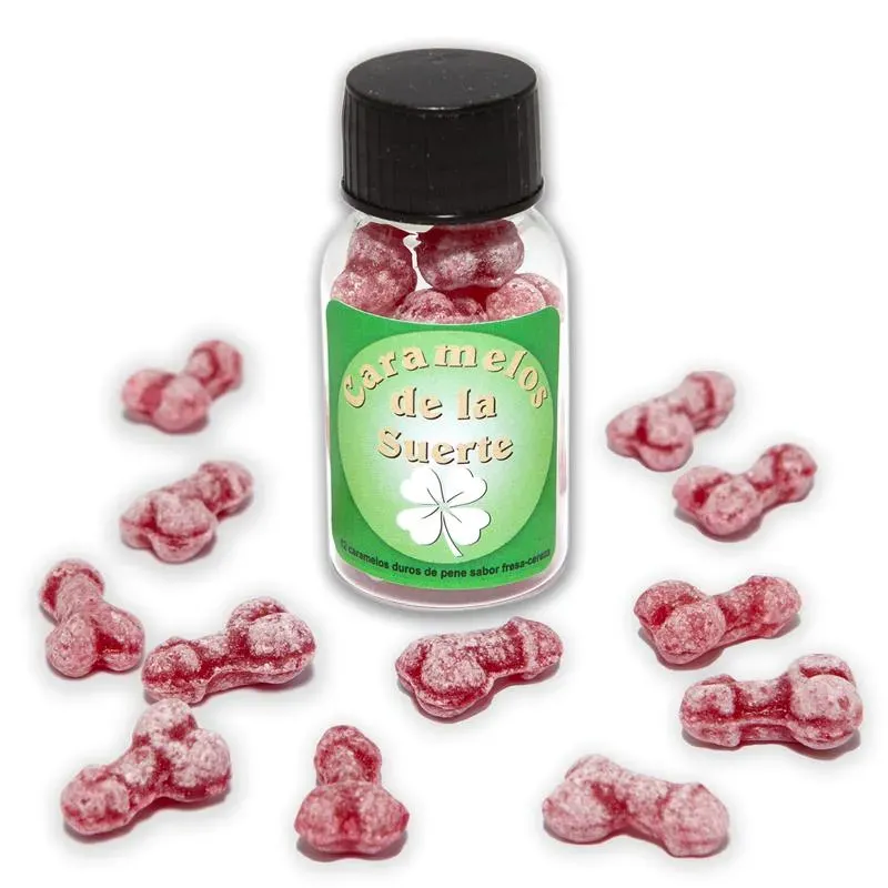 Bote Caramelos Pene Suerte 12 und – Juegos Comestibles
