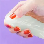 Dildo Doble Lumino 14.5 Luz Azul