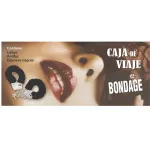 Caja de Bondage con Esposas, Látigo y Antifaz