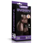 Arnés Ajustable con Dildo 10 Vibraciones 7.5