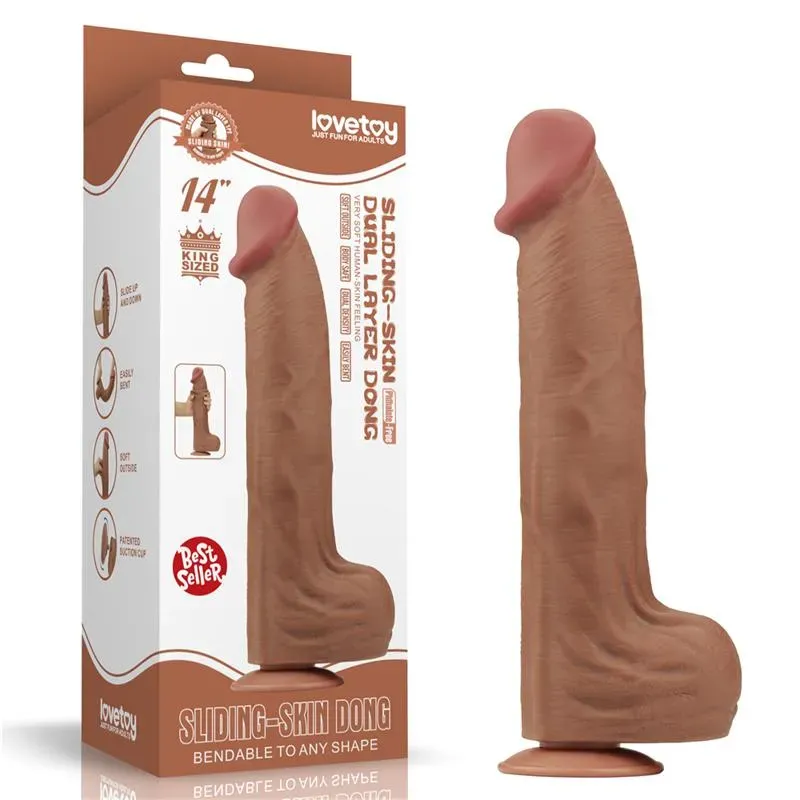 Dildo Dual Density Piel Deslizante 14 – Dildos
