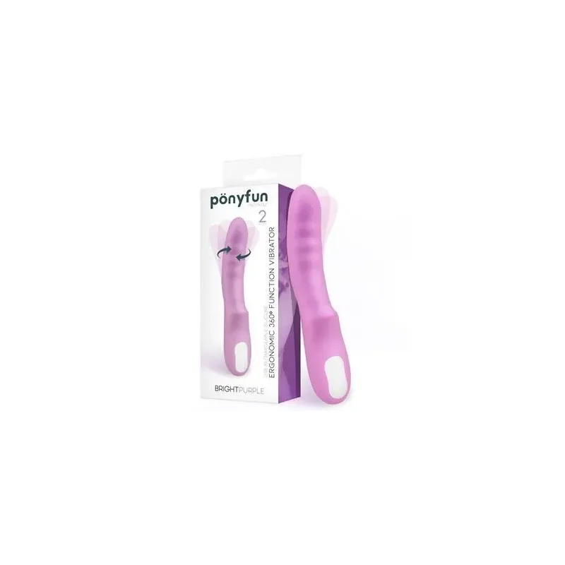 Brightpurple Vibrador y Rotador Doble Motor 360º USB Silicona – Vibradores