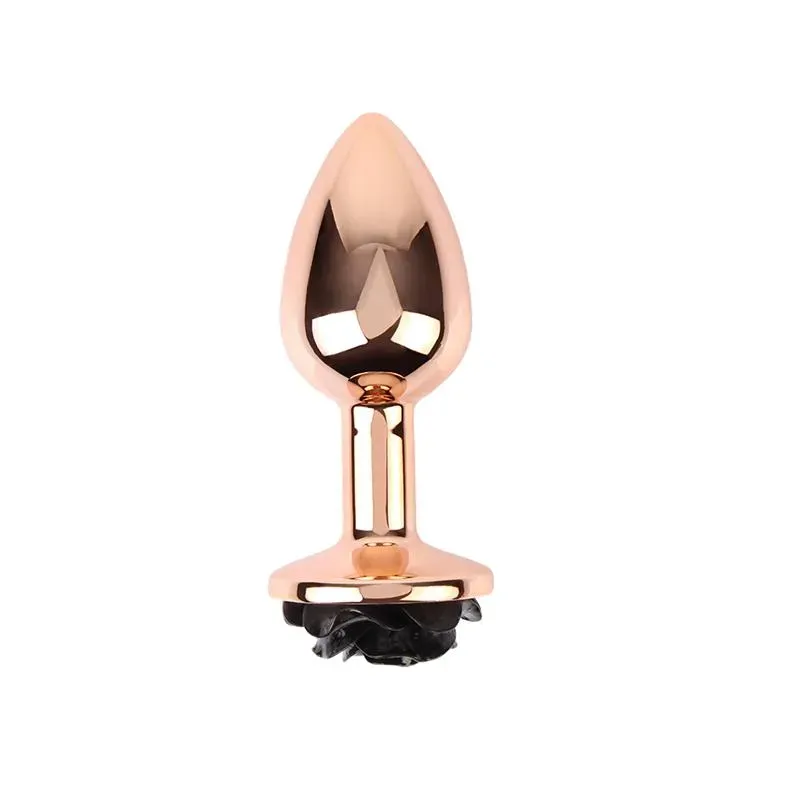Plug Anal Dorado Evil Rose Anal Talla S – Anal