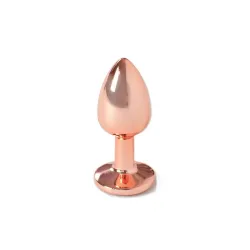 Plug Anal de Metal Rose Gold Talla S