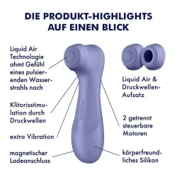 Pro -2 -Gen -3- Succionador -y -Vibrador -Lilac- Satisfyer- Eros-Room