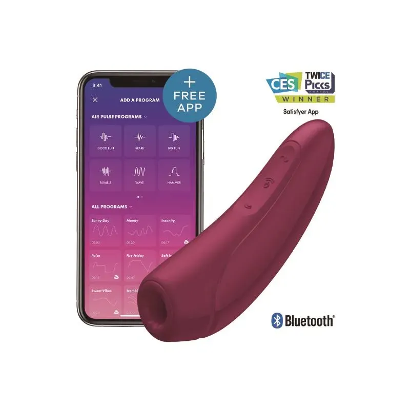 Estimulador Curvy 1+ Rose Red – Succionadores Clitoris
