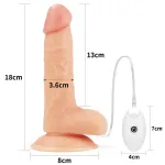 Arnés con Dildo con Vibración y Control Remoto 7.0