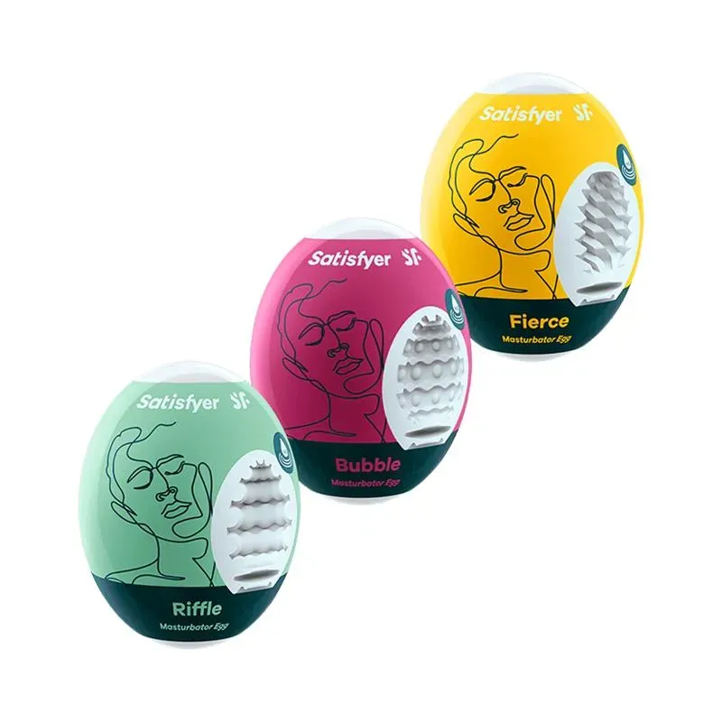 Set 3 Huevos Masturbador Riffle, Bubble y Fierce – Masturbadores Ella