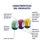 Set 3 Huevos Masturbador Riffle, Bubble y Fierce