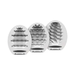 Set 3 Huevos Masturbador Riffle, Bubble y Fierce