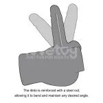 Streetgirls 15 Masturbador con Dildo Articulable