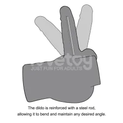 Streetgirls 15 Masturbador con Dildo Articulable