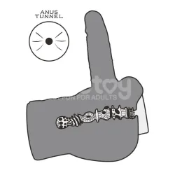 Streetgirls 15 Masturbador con Dildo Articulable