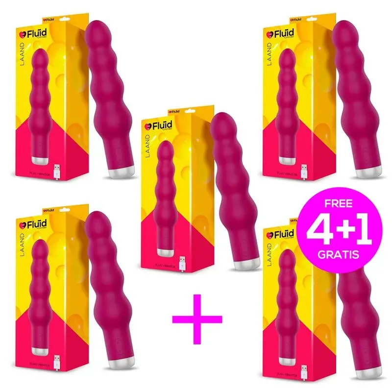 Pack 4+1 Laand Potente Vibrador USB – Packs