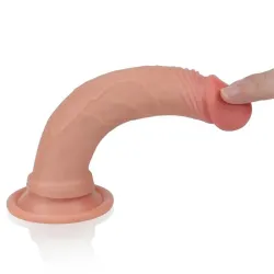 Dildo Nature 7 Silicona Líquida Natural