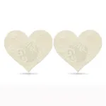 Pack Pezoneras Flor y Corazón Beige
