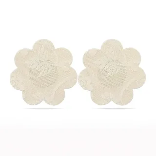 Pack Pezoneras Flor y Corazón Beige