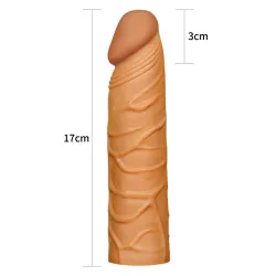 Funda para el Pene Pleasure X Tender Marrón