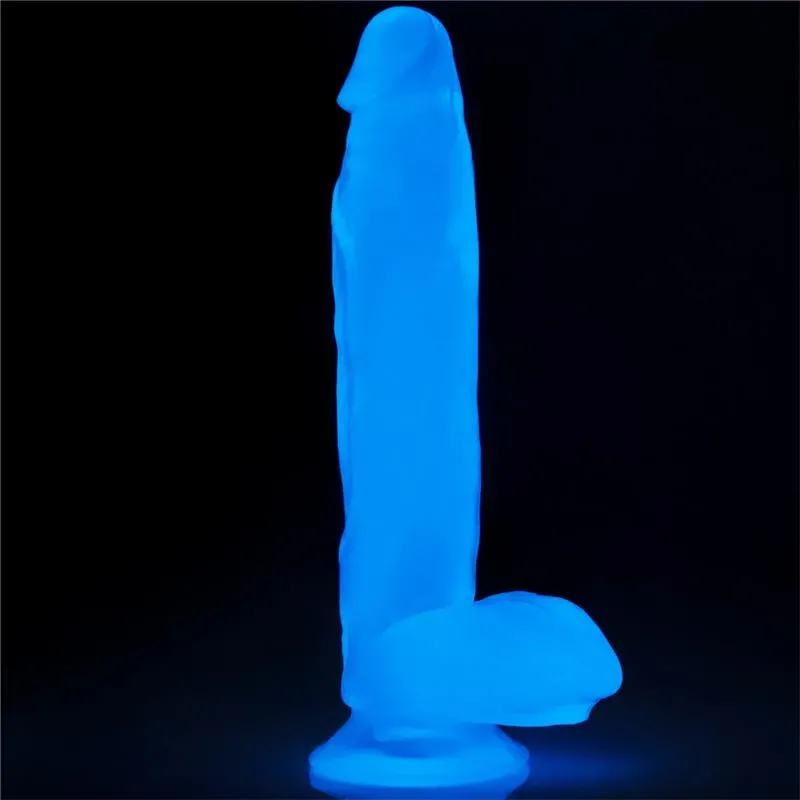 Dildo Lumino 10 Luz Azul – Dildos