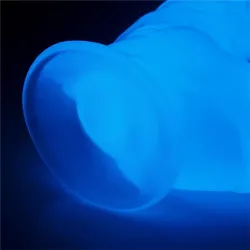 Dildo Lumino 10 Luz Azul